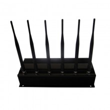 High Power Desktop Cell Phone Signal Jammer with Car Charger for 3G 4G Mobile Phones