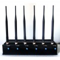 15W High Power Adjustable 6 Antenna Signal Blocker for 3G 4G Mobile Phone Devices