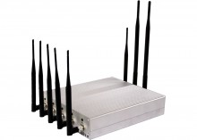 12W High Power 8 Antennas Signal Jammer for 3G Cellphone GPS WiFi VHF UHF Devices