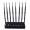 High Power Adjustable Desktop Signal blocker for 3G 4G Cellphone UHF VHF WiFi Devices
