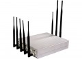 12W High Power 8 Antennas Signal Jammer for 3G Cellphone GPS WiFi VHF UHF Devices